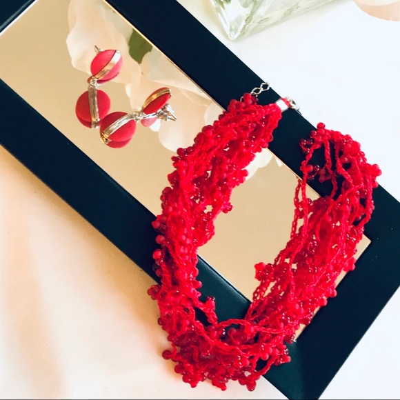 GIOVANNA CHANTAL Fine Essence Earrings - Red - Picture 6 of 8